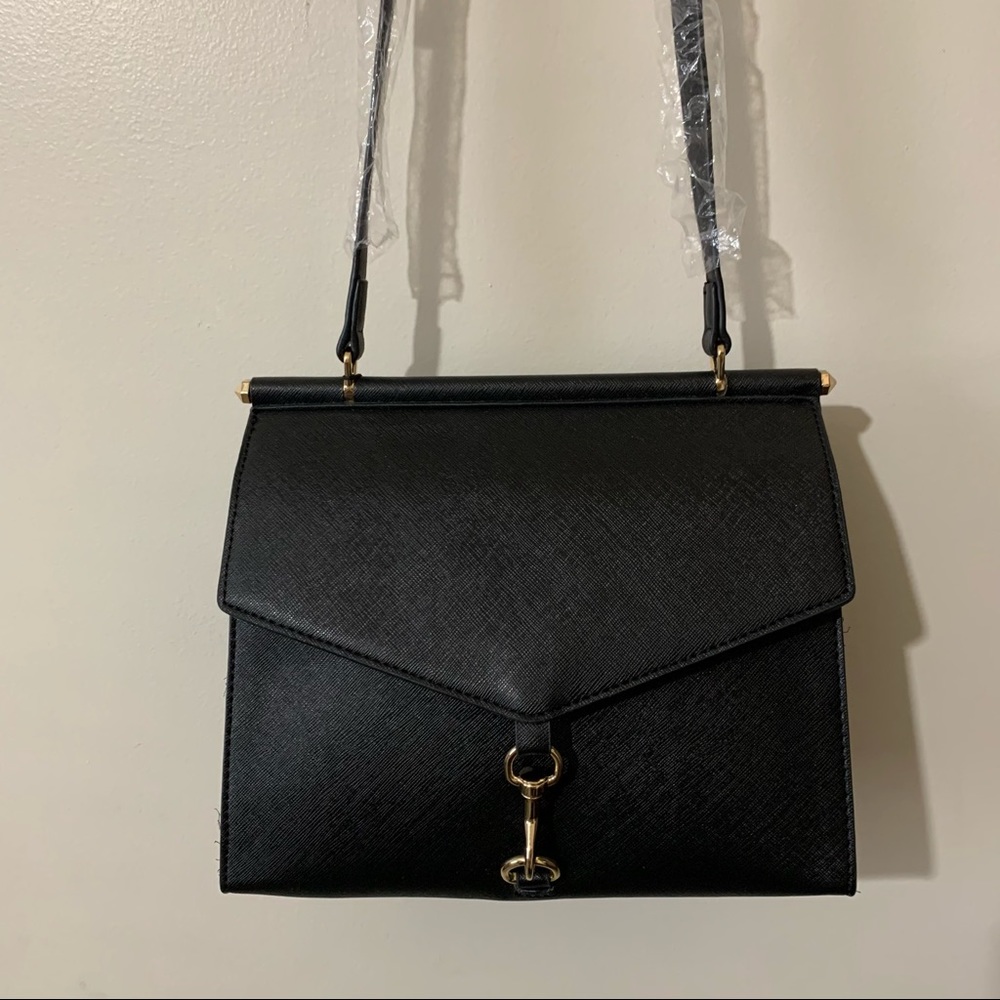 Lionel Brittany Black Vegan Leather Crossbody/Bag - Picture 3 of 15